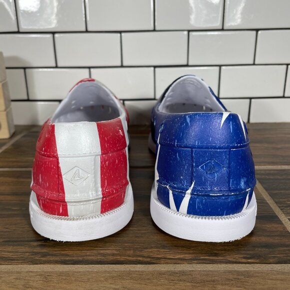 Sperry Authentic Original Float Boat Shoe Mens Size 10 Stars And Stripes USA - Picture 7 of 15